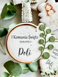 ciastko-plakietka-okragla-lukrowana-roslinka-zloto-ihs-upominek-dla-gosci-p