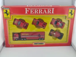 mc18-matchbox-ferrari-set-f40-testarossa-308-gtb-f1-racer-daf-boxed