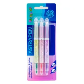 zakreslacz-i-cienkopis-astrapen-2w1-pastel-blister-3-szt-astra