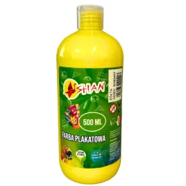 farba-plakatowa-zolta-500-ml-shan