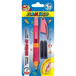 pioro-na-naboje-ergonomiczne-rozowe-2-naboje-flamingo
