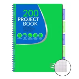 kolonotatnik-a4-100-kartek-patio-coolpack-5-zakladek-zielony-neon