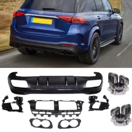 dyfuzor-mercedes-w167-gle-suv-chrome-53-amg-look
