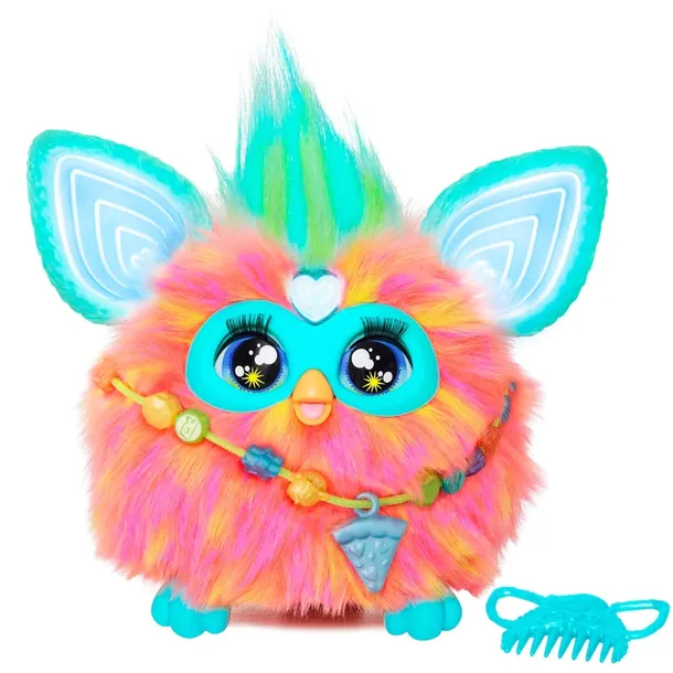 Furby Micro Coral Interaktywna zabawka dźwiękowa