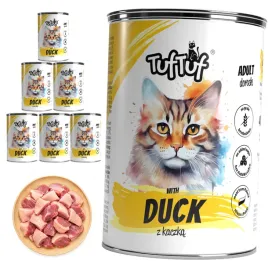 tuftuf-mokra-karma-dla-kota-kaczka-puszka-6x400g-mielonka