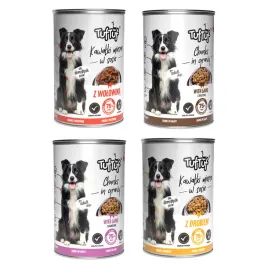 tuftuf-mokra-karma-dla-psa-mix-smakow-puszka-4x415g-kawalki-w-sosie