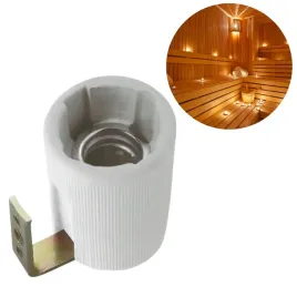 oprawka-ceramiczna-e14-do-zarowki-do-sauny-biala-z-blaszka-mocujaca