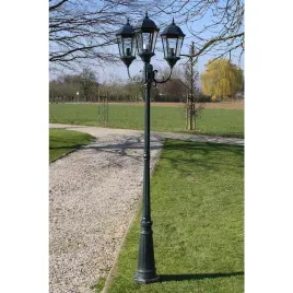 stojaca-lampa-ogrodowa-3-ramienna-230-cm-ciemnozielona-czarna