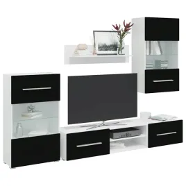 5-czesciowe-szafki-pod-telewizor-oswietleniem-led-matowa-czern