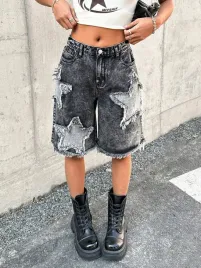 shein-czarne-spodenki-jeansowe-z-szarymi-gwiazdami-166-170cm-1ma