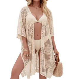 koronkowa-narzutka-plazowa-otwarte-kimono-okrycie-na-bikini-i-stroj-bezowa