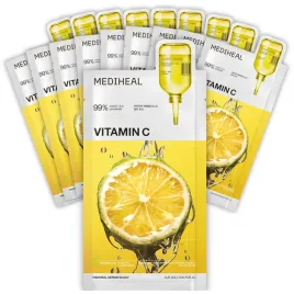 mediheal-zestaw-koreanskich-rozjasniajacych-masek-plachta-witamina-c-24ml