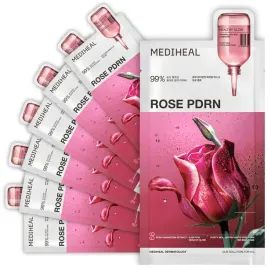 mediheal-zestaw-masek-w-plachcie-z-ekstraktem-z-rozy-zwezajace-pory-7x24ml