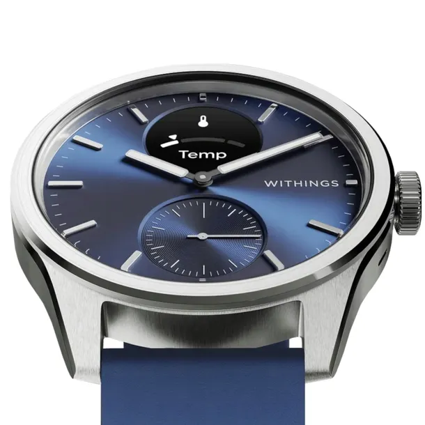 Withings Scanwatch 2 zegarek smartwatch puls EKG temperatura 42mm stal BT