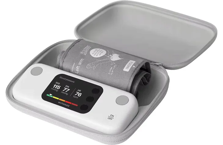 Withings BPM Vision bezprzewodowy ciśnieniomierz WiFi 2,8” EKG AFib + etui