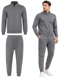komplet-dresowy-meski-ciemnoszary-bawelniany-dres-wygodny-spodnie-bluza