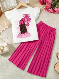 shein-rozowe-proste-spodnie-dla-dziewczynki-plisowane-140-146-1ma