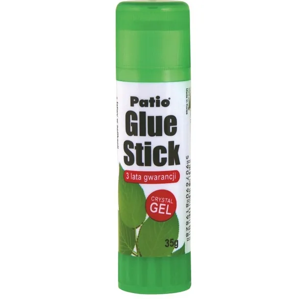 PATIO KLEJ szkolny biurowy W SZTYFCIE CRYSTAL 35G