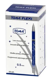 toma-dlugopis-szkolny-biurowy-flexi-niebieski-05-mm-50-sztuk-paczka