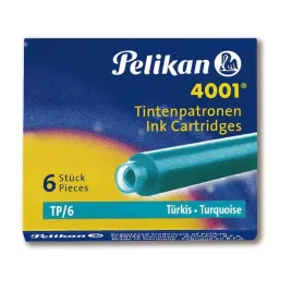 pelikan-naboje-krotkie-turkusowe-6-sztuk