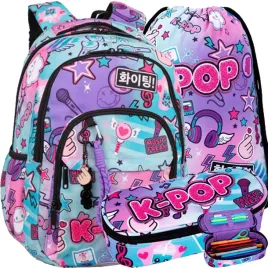 k-pop-plecak-szkolny-mlodziezowy-dla-dziewczynki-rainbow-3w1-zestaw-campus