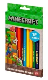 minecraft-kredki-olowkowe-trojkatne-12-kolorow