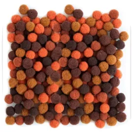 pompony-dekoracyjne-ozdobne-poliestrowe-1cm-mix-braz-120-sztuk