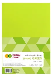 arkusze-piankowe-a4-5-ark-zielony-wiosenny-happy-color