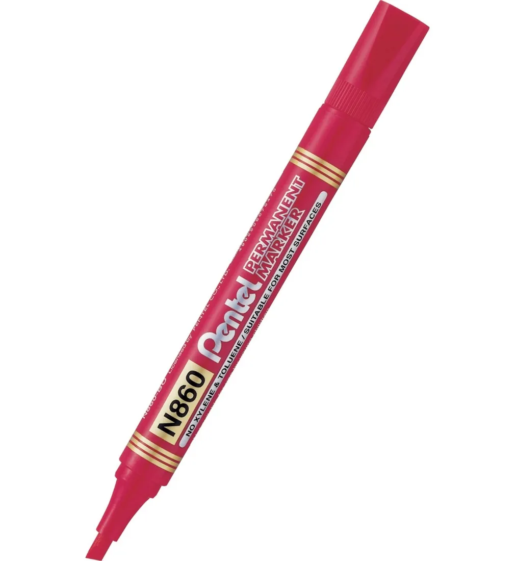 pentel-marker-n860-sciety-czerwony-stan-nowy