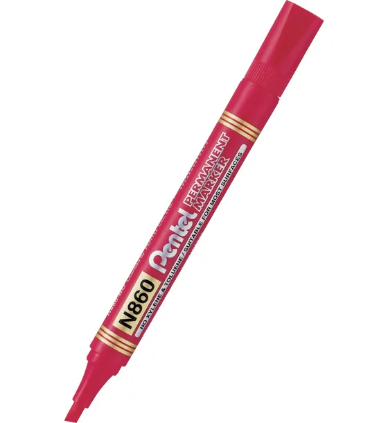 pentel-marker-n860-sciety-czerwony-stan-nowy-rodzaj-permanentny