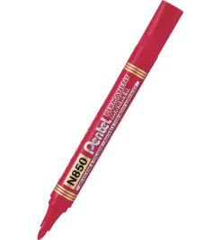 pentel-marker-n850-okragly-czerwony