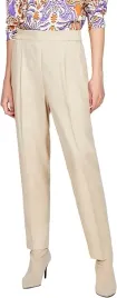 sisley-damskie-bezowe-spodnie-chinos-z-wysokim-stanem-42-7ca
