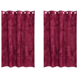 zaslony-z-weluru-2-szt-czerwone-wino-175-x-140-cm-aksamit