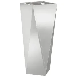 donica-srebrny-30-x-30-x-75-cm-stal-nierdzewna