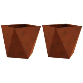 donica-2-pcs-rdzawy-40-x-40-x-40-cm