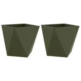 donica-2-pcs-zielony-oliwkowy-50-x-50-x-50-cm-stal