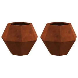 donica-2-pcs-rdzawy-50-x-50-x-40-cm