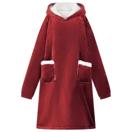 bluza-koc-bordeaux-czerwony-s-fleece-i-flanela