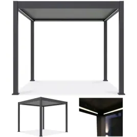 pergola-ogrodowa-tarasowa-aluminium-led-elegance-automatic-3x3-zadaszenie