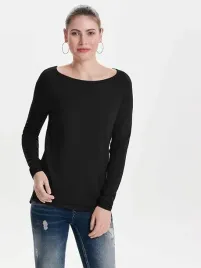 only-czarny-sweter-damski-z-okraglym-dekoltem-i-dlugim-rekawem-l-7ba