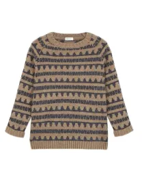 gocoo-brazowy-dzieciecy-sweter-wzorzysty-z-okraglym-dekoltem-98-104-7ca