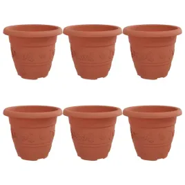 okragla-doniczka-na-kwiaty-6-pcs-czerwony-ceglasty
