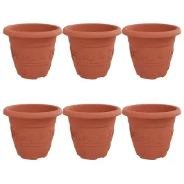 okragla-doniczka-na-kwiaty-6-pcs-czerwony-ceglasty