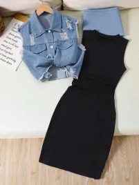 shein-czarna-elegancka-sukienka-na-ramiaczkach-i-kamizelka-128-134-1ma