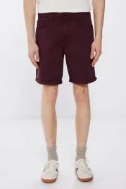 springfield-bordowe-spodenki-meskie-casual-z-bawelny-38-7ca