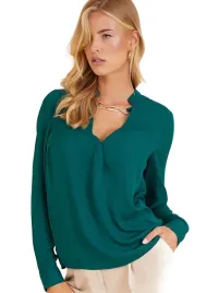 marciano-by-guess-bluzka-damska-zielona-z-dekoltem-v-40-gga