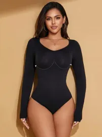 shein-czarne-body-na-dlugi-rekaw-z-stringami-i-gladkie-xs-1ma