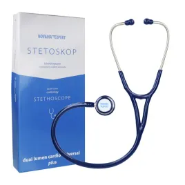novama-expert-granatowy-stetoskop-kardiologiczny-glowica-stalowa-podwojne