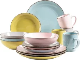 zestaw-obiadowy-maser-16-elementow-kamionka-metallic-rim-cztery-kolory