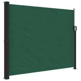 zwijana-markiza-boczna-160-x-600-cm-ciemnozielona-z-poliesteru-pu